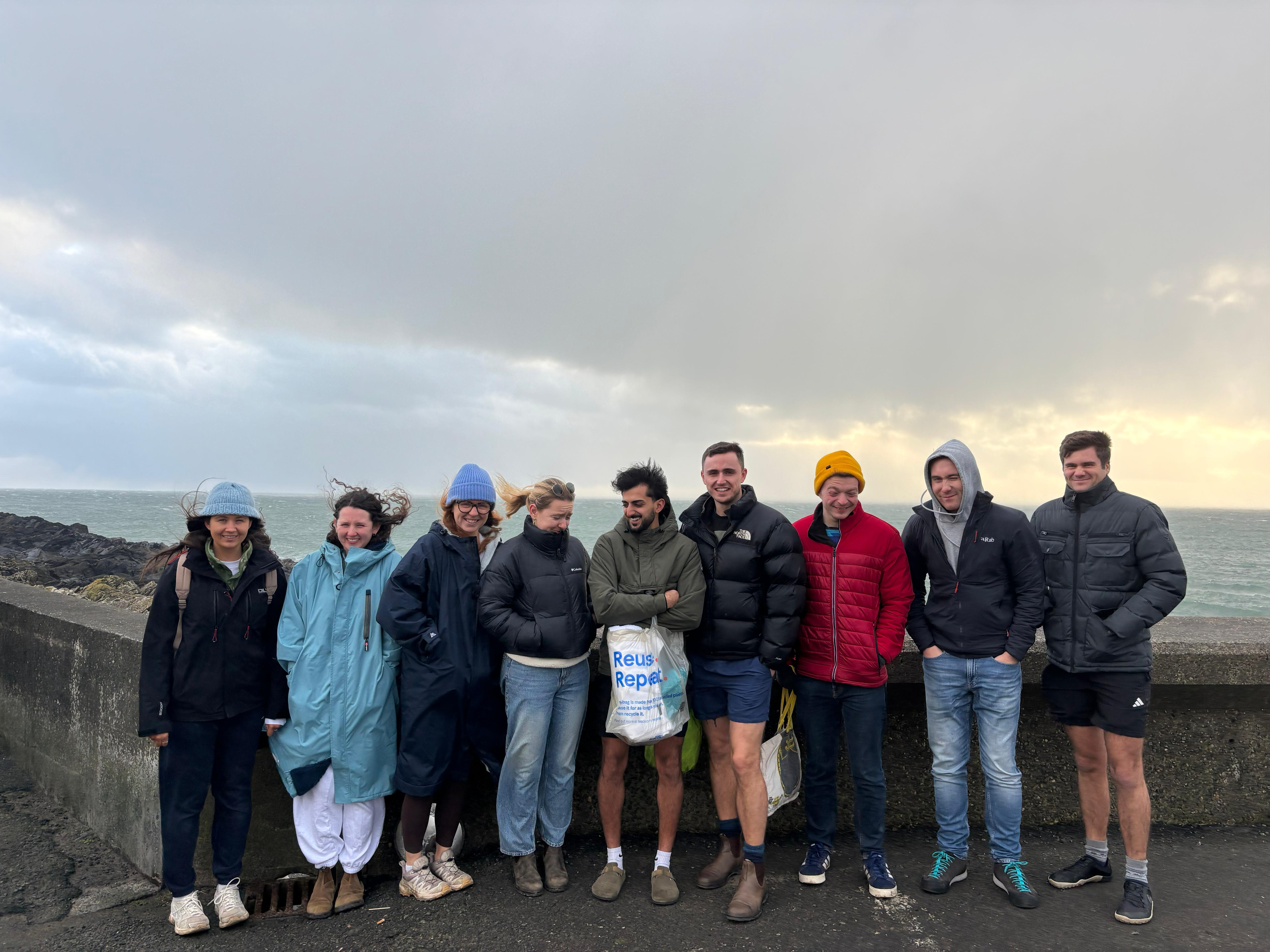 Windswept group picture
